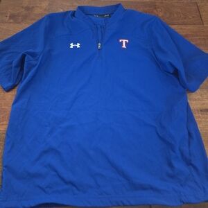 Under Armour Blue Pullover with texas‎ ranger royal blue Logo